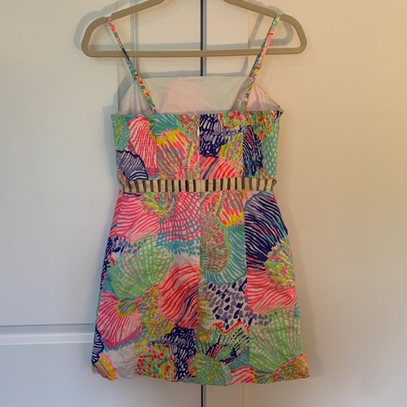 Lilly Pulitzer Ziggy Romper Multi Roar of the Seas Size 2 - Picture 5 of 10